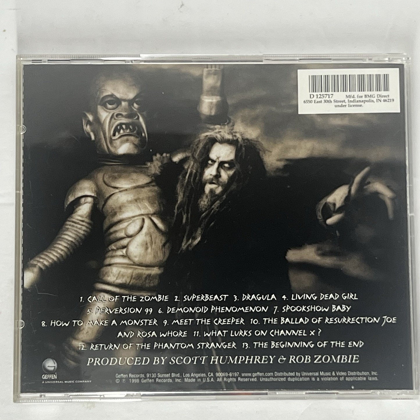 Hellbilly Deluxe by Zombie, Rob (CD, 1998)