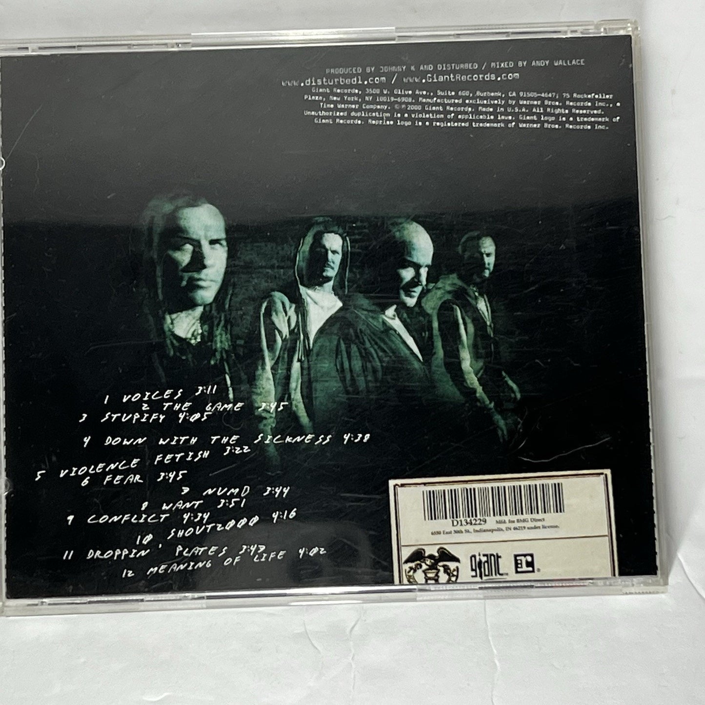 The Sickness by Disturbed (CD, 2007)