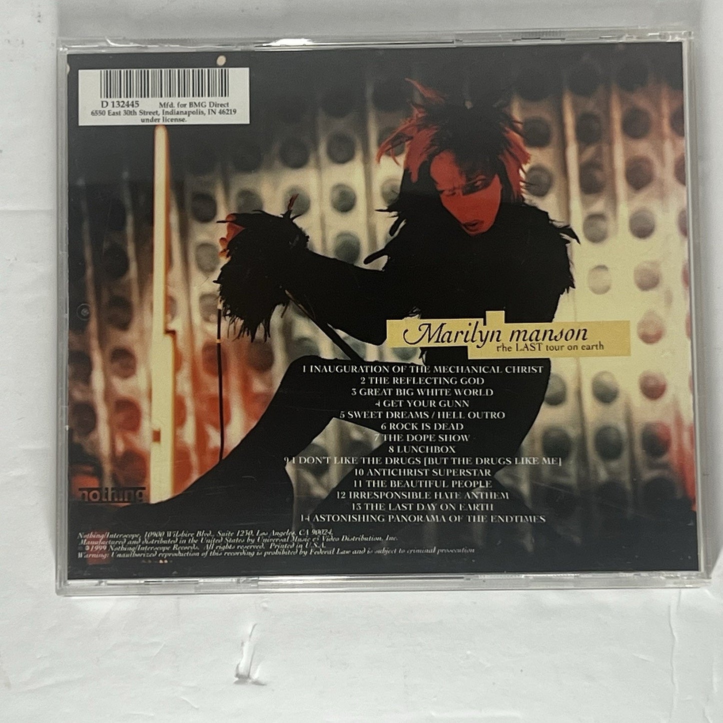 The Last Tour on Earth by Marilyn Manson (CD, 1999)