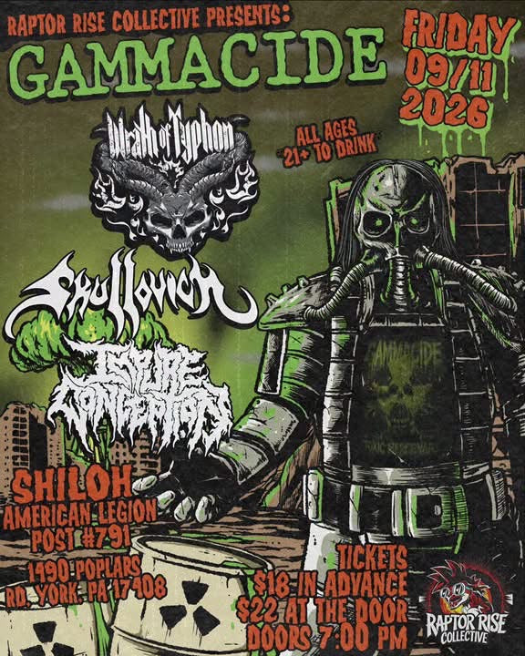 GAMMACIDE Announces Pennsylvania Appearance