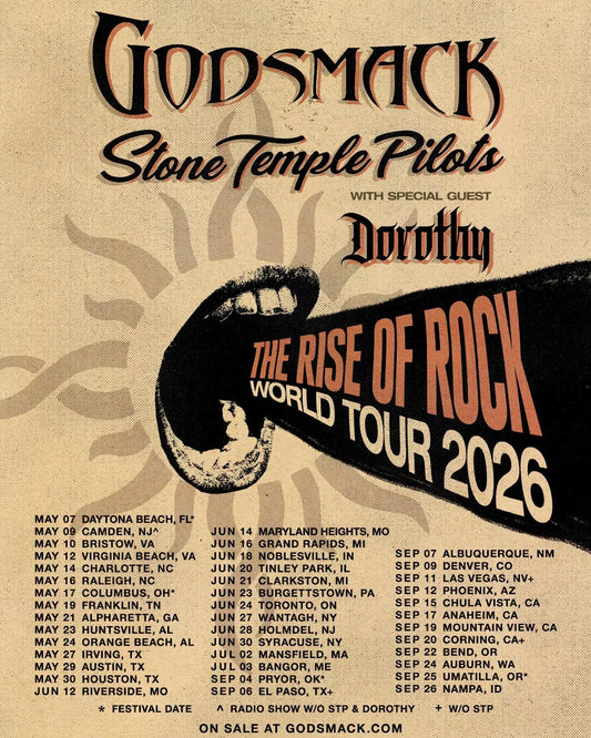GODSMACK Brings STONE TEMPLE PILOTS and DOROTHY on the Road for Rise of Rock World Tour