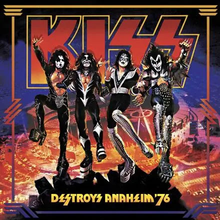 KISS Destroys Anaheim '76 Album Cover