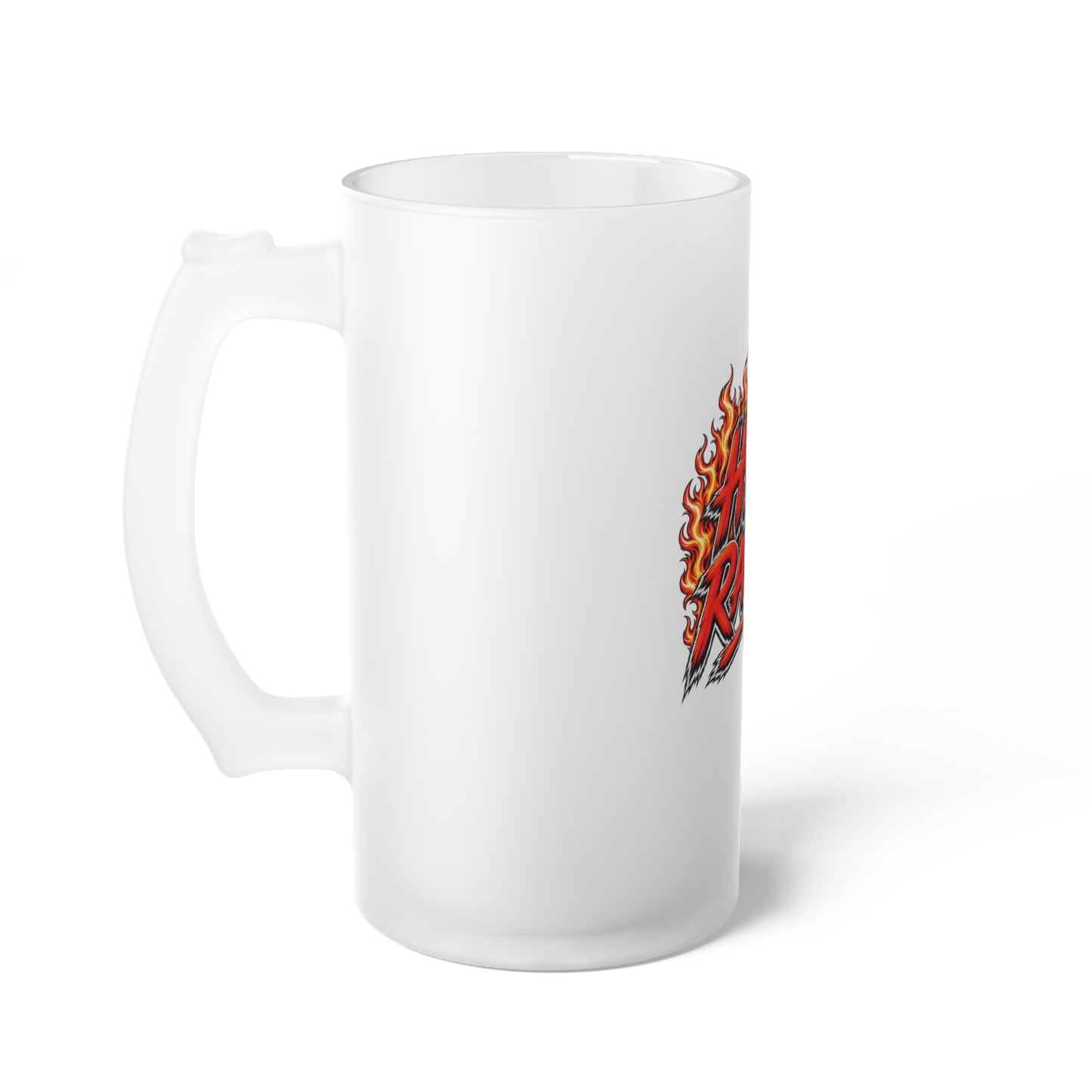 THIS ROCKS!™ "Hell Raiser"™ Frosted Glass Beer Mug