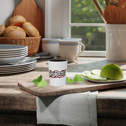 THIS ROCKS!™ Ceramic Shot Glass