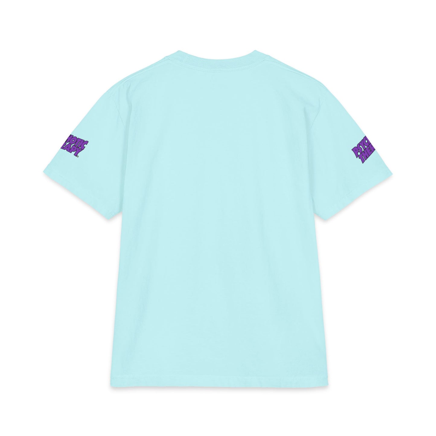 Official PSYCHOTIC THERAPY™ Graphic Tee — Bold Purple Logo Short Sleeve Shirt