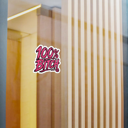 THIS ROCKS!™ "100% Bitch"™ Vinyl Decal