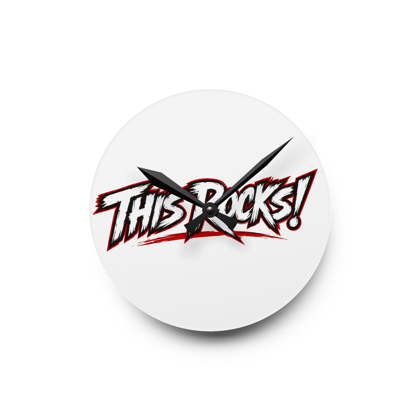 THIS ROCKS!™ Acrylic Wall Clock