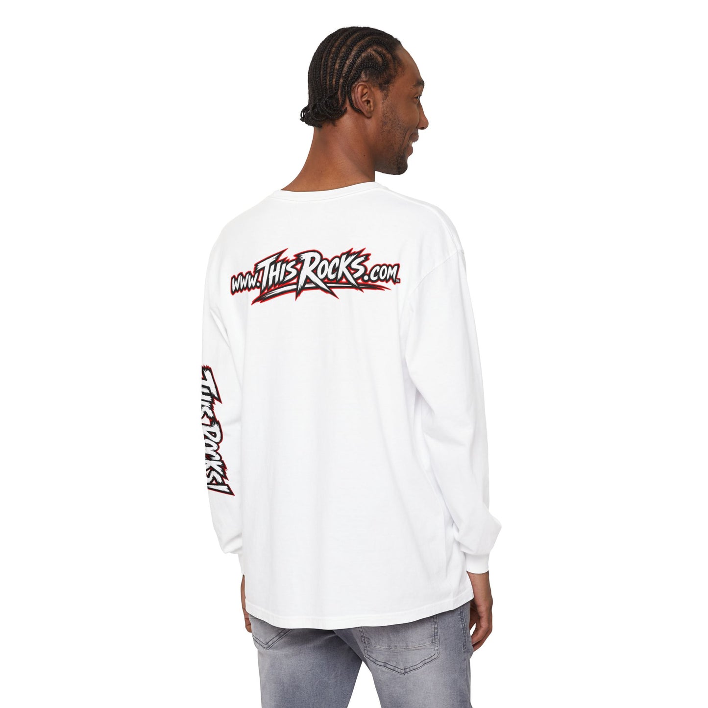 THIS ROCKS!™ "Horns Up Logo"™ Long Sleeve T-Shirt