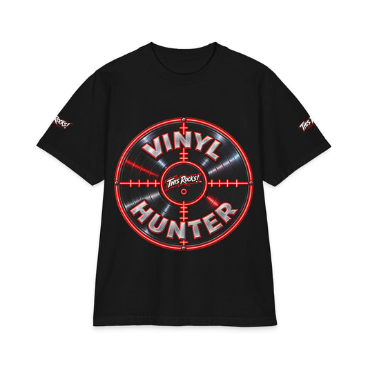 THIS ROCKS!™ "Vinyl Hunter™" T‑Shirt — 'This Rocks' Record Collector Tee