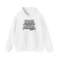 THIS ROCKS!™ "100% Metal"™ Hoodie — Heavy Metal Attitude Logo Pullover