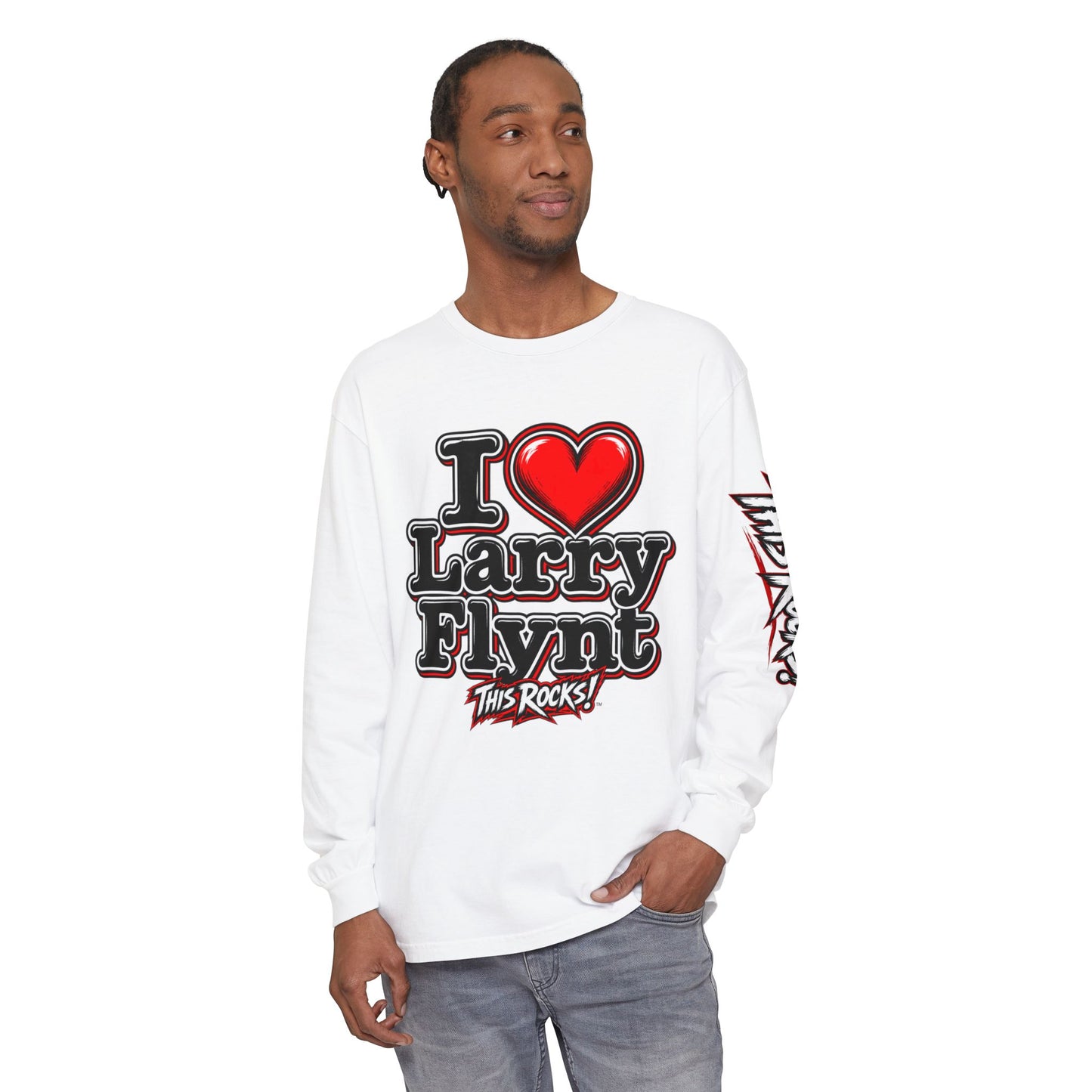 THIS ROCKS!™ "I Heart Larry Flynt Outline"™ T-Shirt