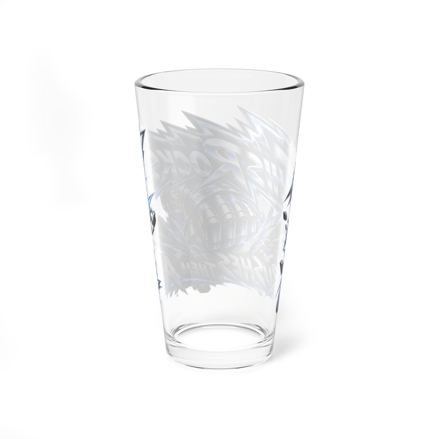 THIS ROCKS!™ "Crushes Them All"™ 16oz Cocktail Mixing Glass