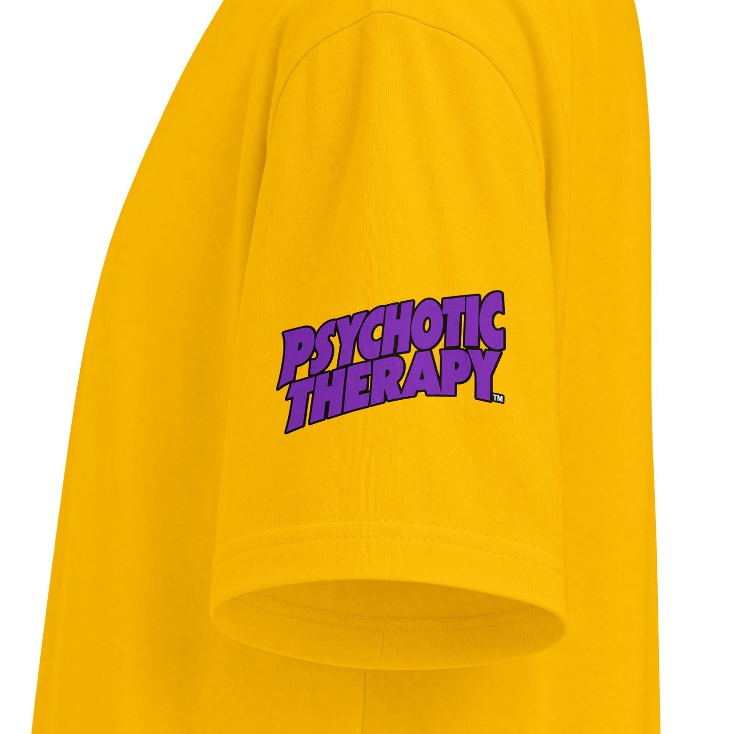 Official PSYCHOTIC THERAPY™ Graphic Tee — Bold Purple Logo Short Sleeve Shirt