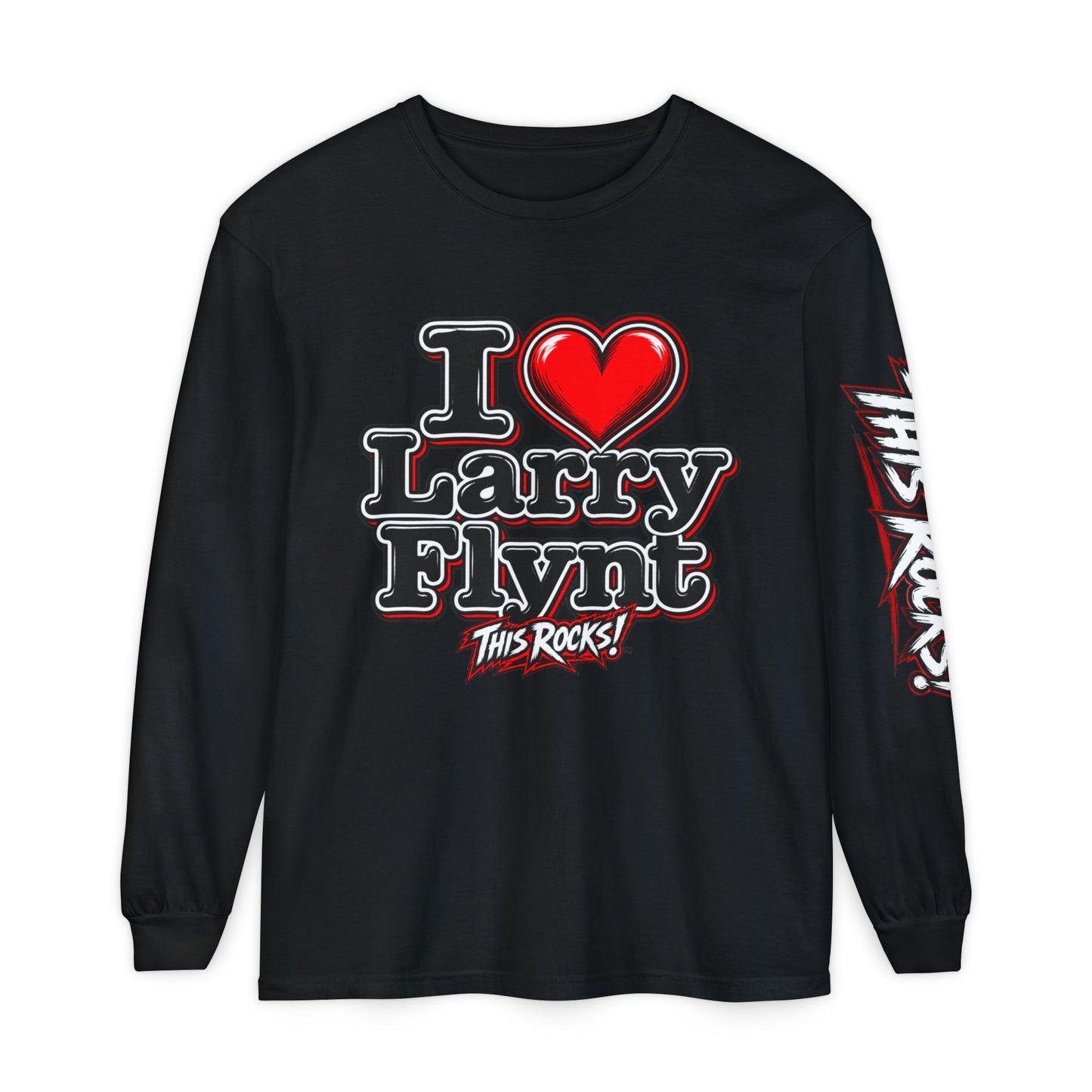 THIS ROCKS!™ "I Heart Larry Flynt Outline"™ T-Shirt