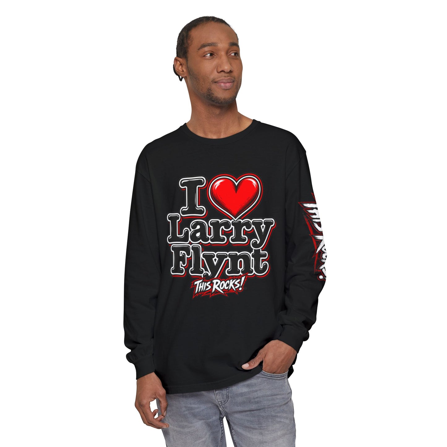 THIS ROCKS!™ "I Heart Larry Flynt Outline"™ T-Shirt