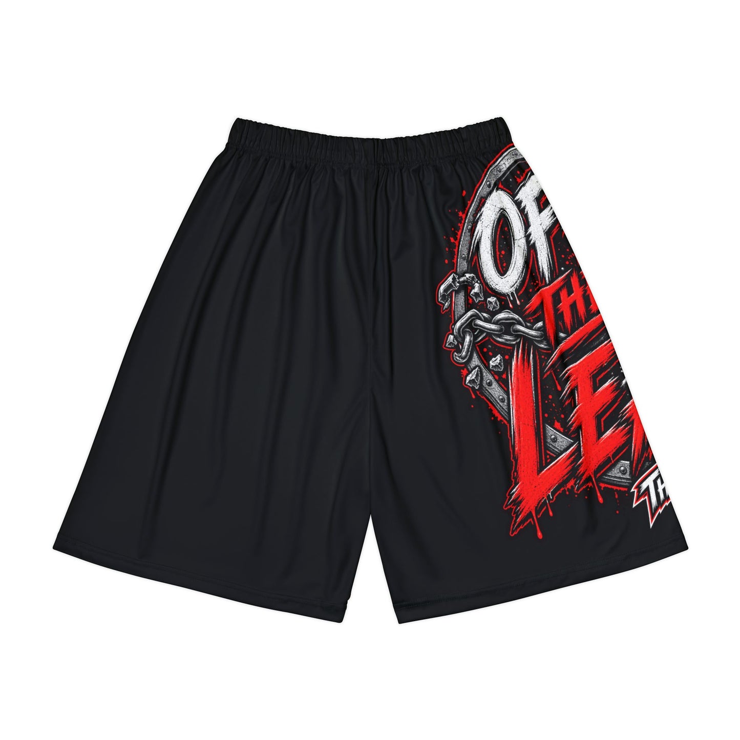 THIS ROCKS!™ "Off The Leash™" Men’s Athletic Aggressive Graphic Shorts