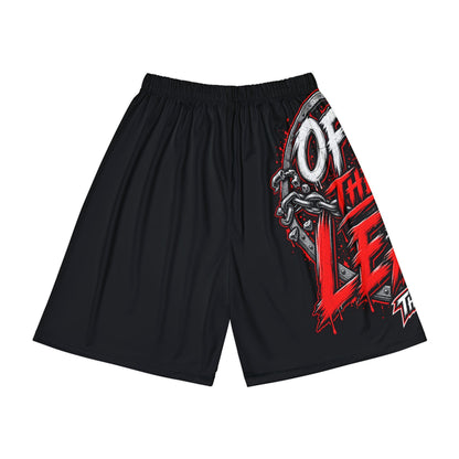 THIS ROCKS!™ "Off The Leash™" Men’s Athletic Aggressive Graphic Shorts