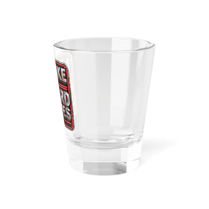 THIS ROCKS!™ "I Brake For Record Stores™" Shot Glass
