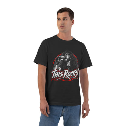 THIS ROCKS!™ "Rocking Out™" T-Shirt — Vintage Rock Band Graphic Tee