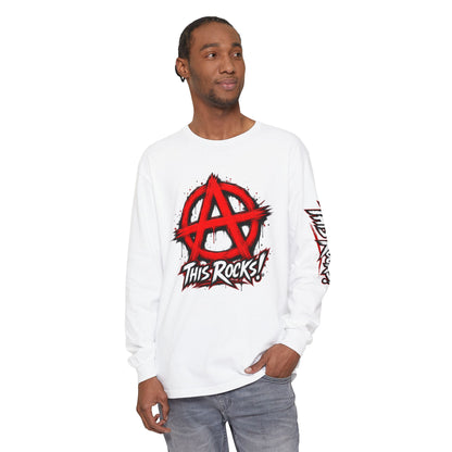 THIS ROCKS!™ "Anarchy Logo"™ Long Sleeve T-Shirt