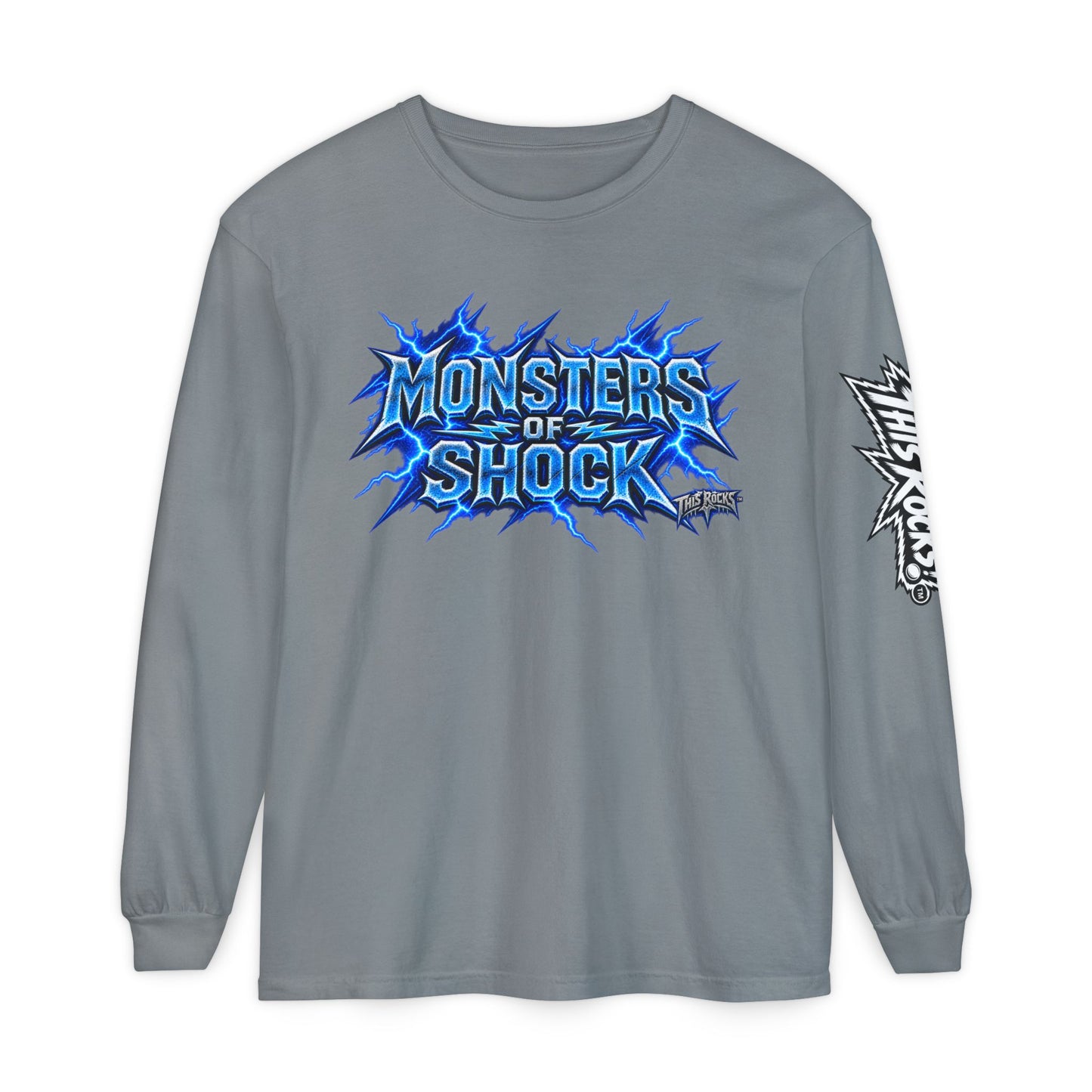 THIS ROCKS!™ "Monsters Of Shock™" Long Sleeve T‑Shirt