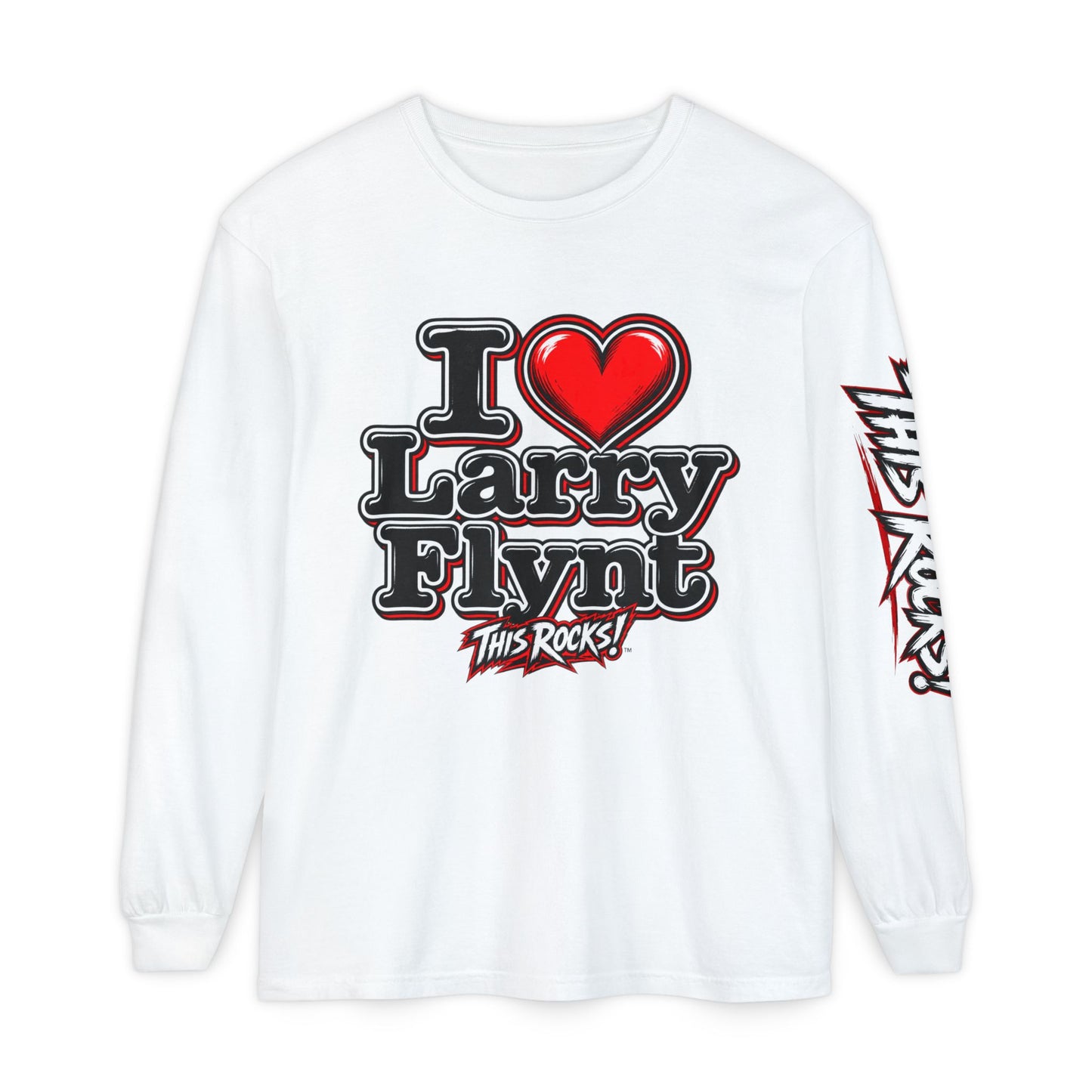 THIS ROCKS!™ "I Heart Larry Flynt Outline"™ T-Shirt