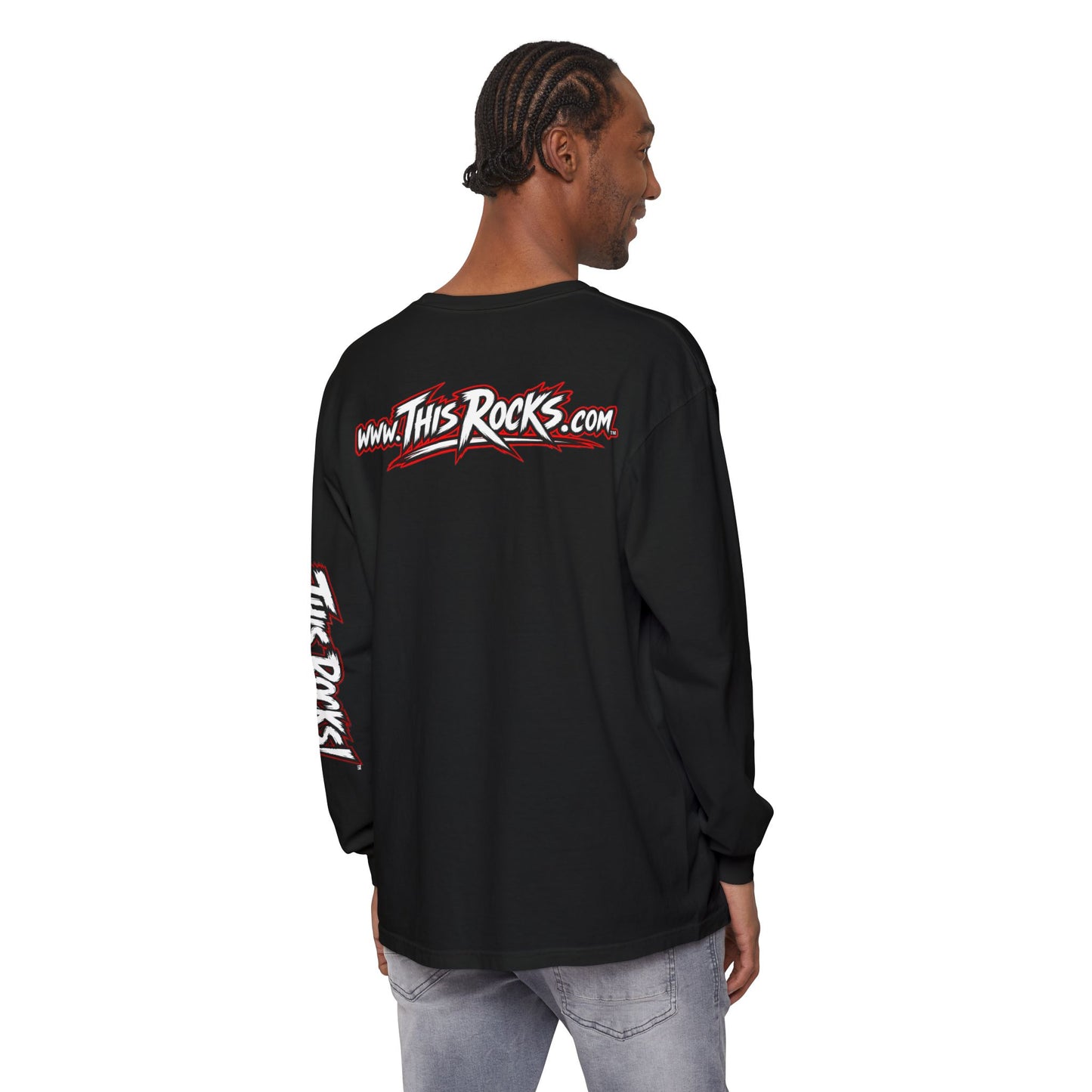 THIS ROCKS!™ "Horns Up Logo"™ Long Sleeve T-Shirt