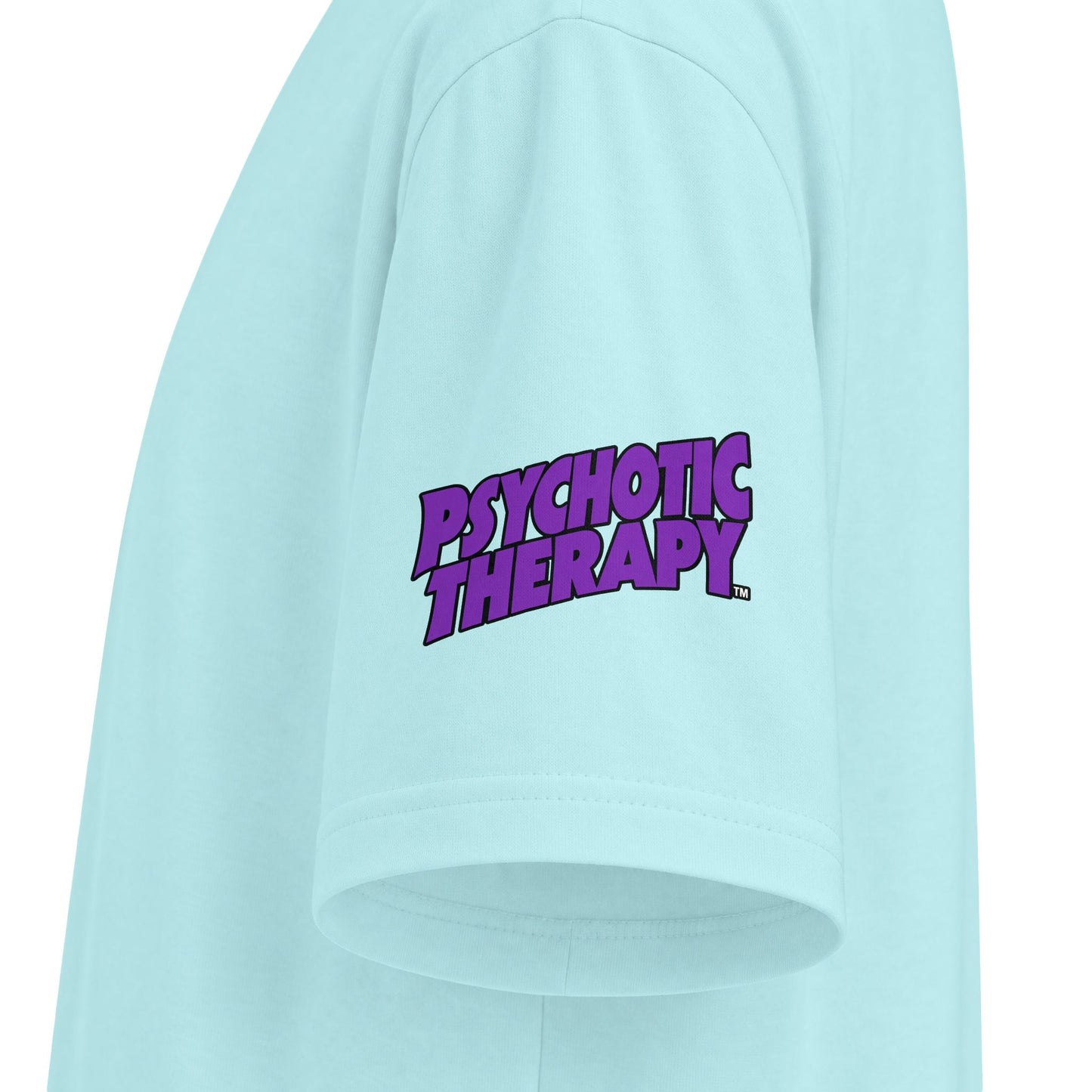 Official PSYCHOTIC THERAPY™ Graphic Tee — Bold Purple Logo Short Sleeve Shirt
