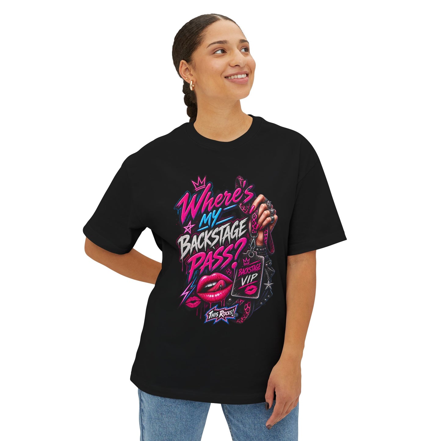 THIS ROCKS!™ "Where's My Backstage Pass?™" T-Shirt