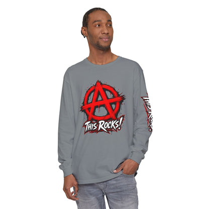 THIS ROCKS!™ "Anarchy Logo"™ Long Sleeve T-Shirt