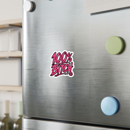 THIS ROCKS!™ "100% Bitch"™ Vinyl Decal