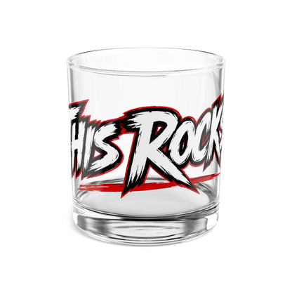 THIS ROCKS!™ 10oz Rocks Glass - Bold Graphic Whiskey Tumbler