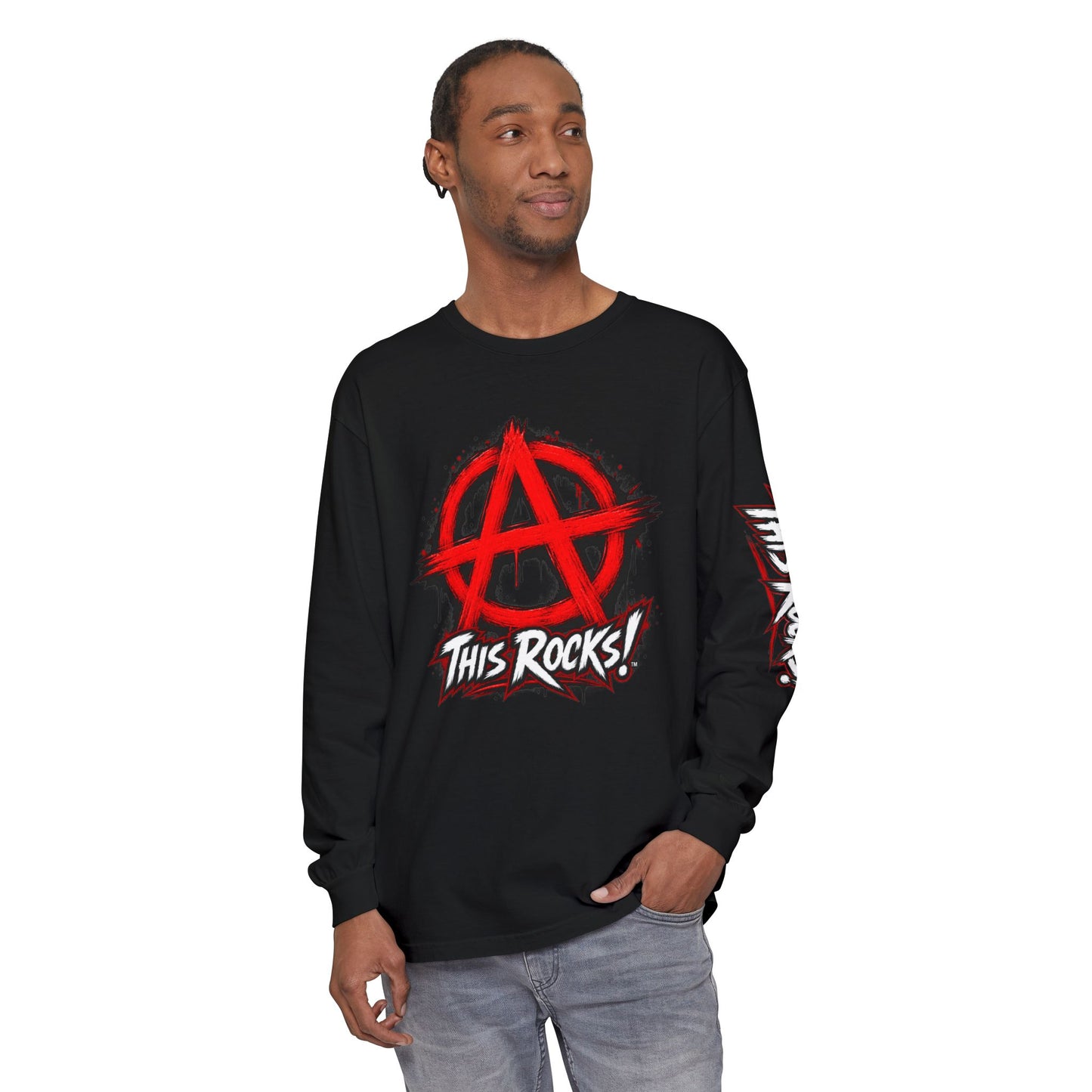 THIS ROCKS!™ "Anarchy Logo"™ Long Sleeve T-Shirt