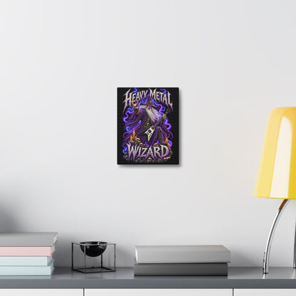 THIS ROCKS!™ "Heavy Metal Wizard™" Canvas Art — Rock Guitar Wizard Wall Decor