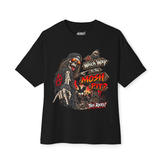 THIS ROCKS!™ "Which Way To The Mosh Pit™" Graphic T-Shirt