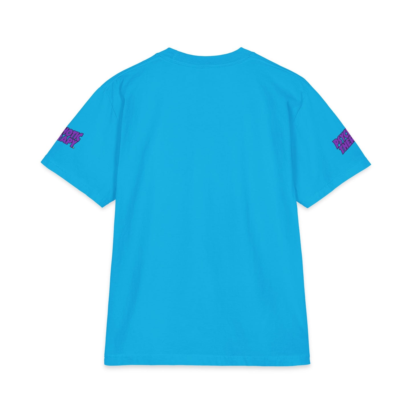 Official PSYCHOTIC THERAPY™ Graphic Tee — Bold Purple Logo Short Sleeve Shirt