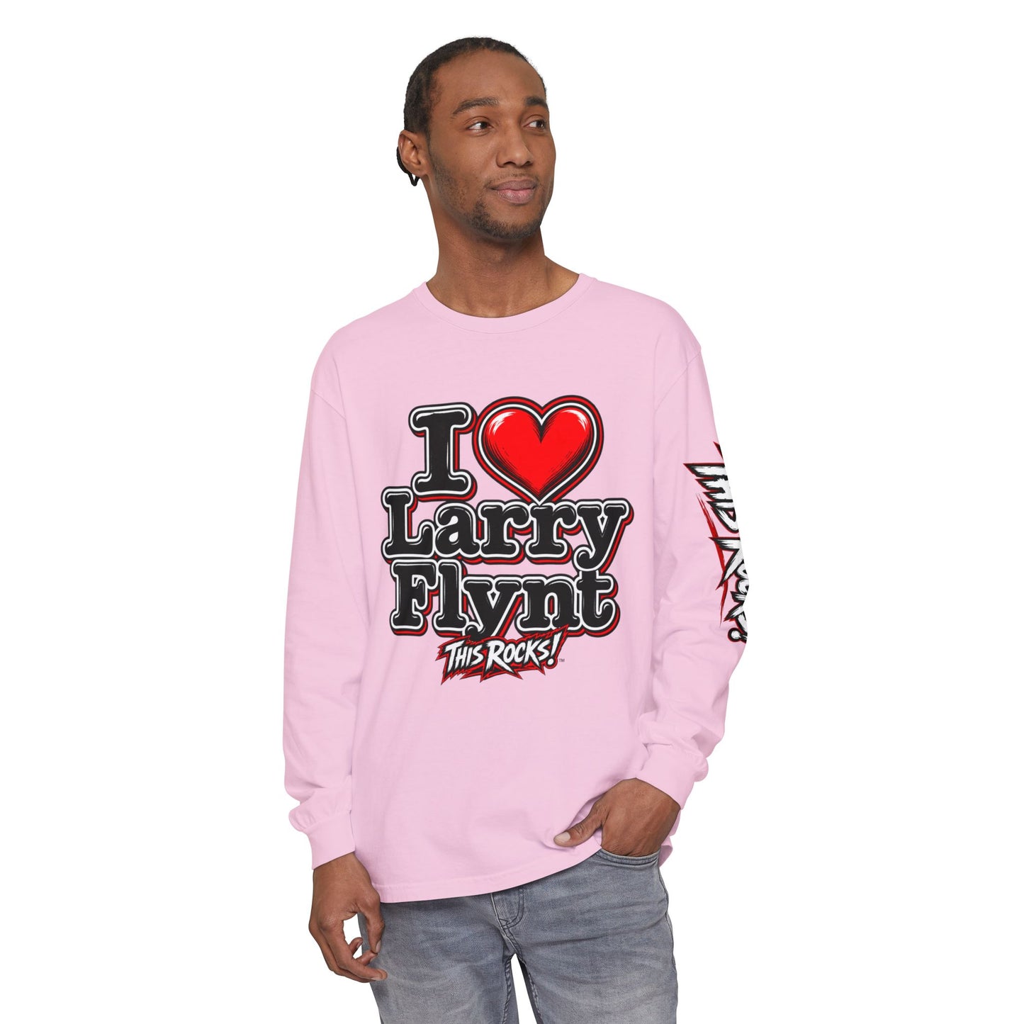 THIS ROCKS!™ "I Heart Larry Flynt Outline"™ T-Shirt