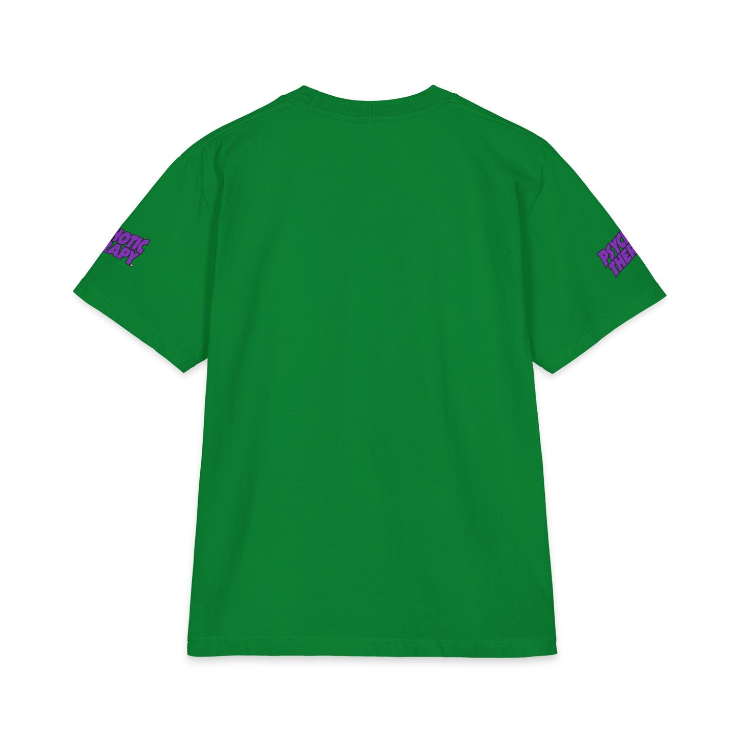 Official PSYCHOTIC THERAPY™ Graphic Tee — Bold Purple Logo Short Sleeve Shirt