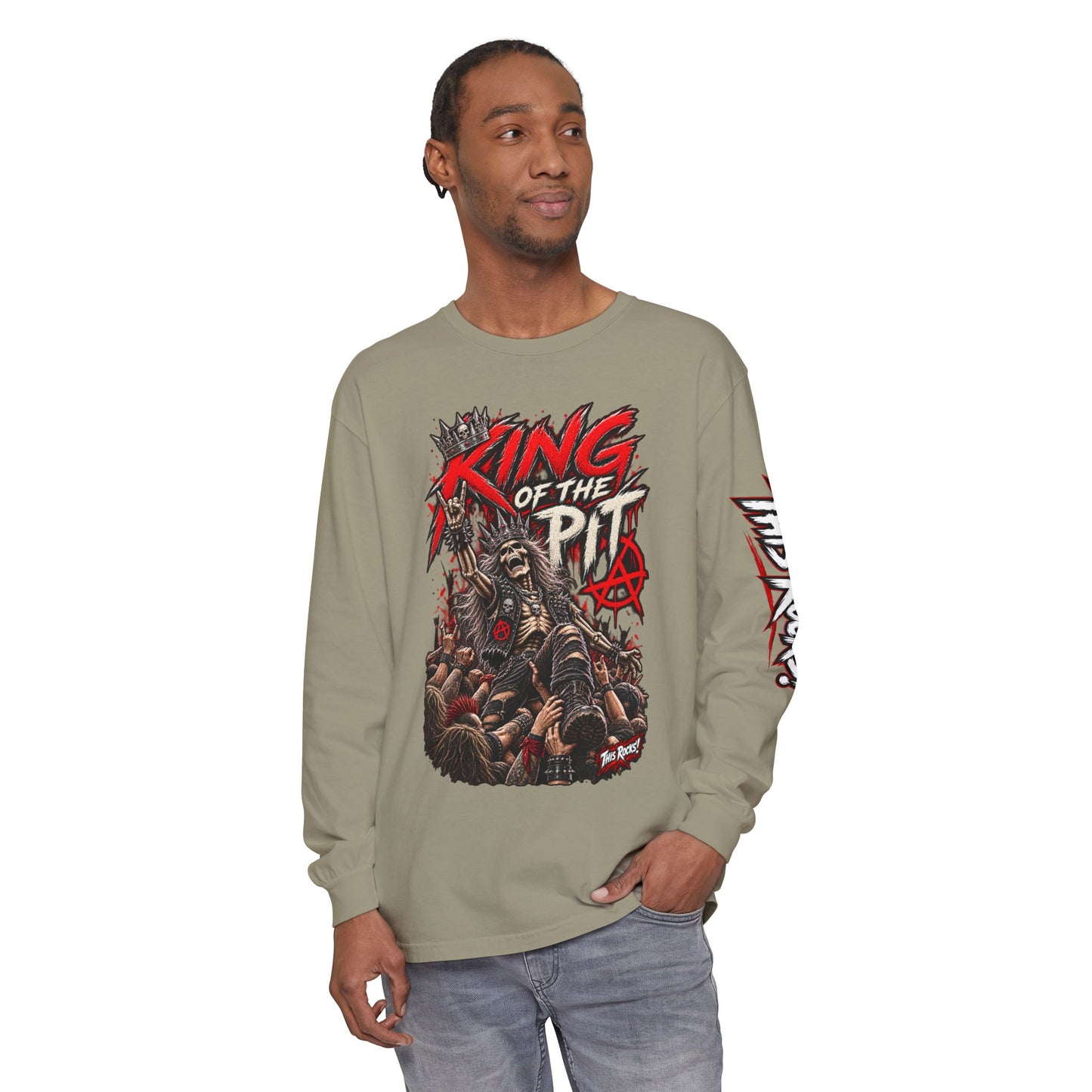 THIS ROCKS!™ "King Of The Pit"™ Long Sleeve Tee