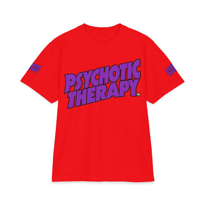 Official PSYCHOTIC THERAPY™ Graphic Tee — Bold Purple Logo Short Sleeve Shirt