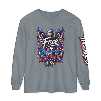 THIS ROCKS!™ "Free To Rock"™ Long Sleeve T-Shirt