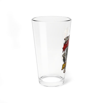 THIS ROCKS!™ "This Is My Headbanging Fist-pumping Beer-smashing Glass"™ 16 oz. Pilsner Glass