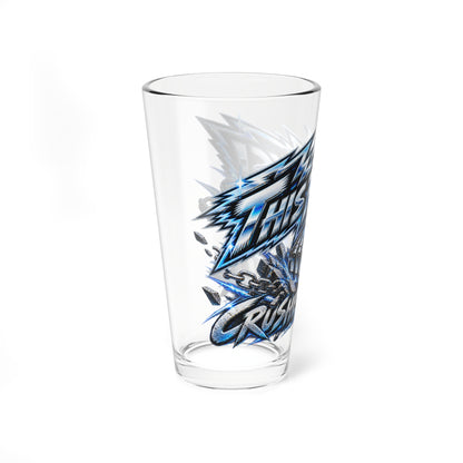 THIS ROCKS!™ "Crushes Them All"™ 16oz Cocktail Mixing Glass
