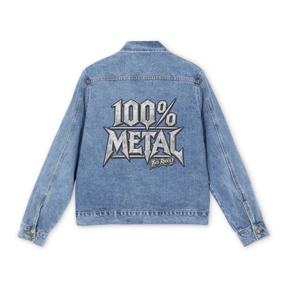 THIS ROCKS!™ "100% Metal"™ Denim Jacket