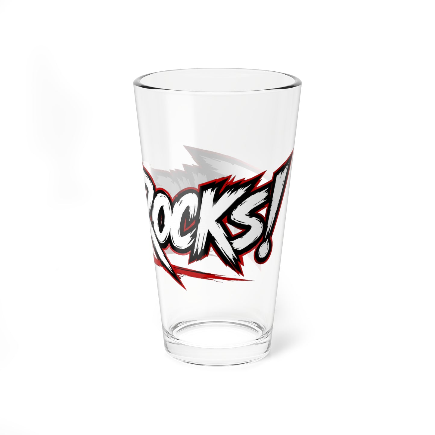 THIS ROCKS!™ 16oz Beer & Cocktail Pint Glass