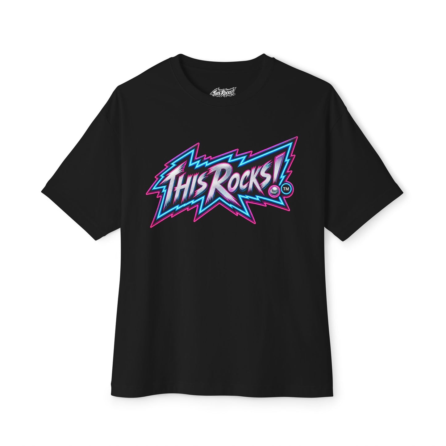 THIS ROCKS!™ "Neon Lightning Logo™" Graphic Tee