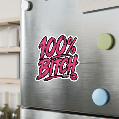 THIS ROCKS!™ "100% Bitch"™ Vinyl Decal