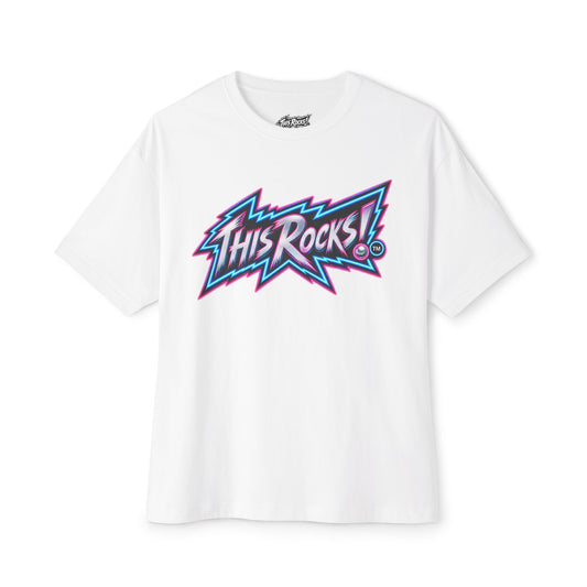 THIS ROCKS!™ "Neon Lightning Logo™" Graphic Tee