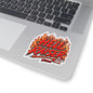 THIS ROCKS™ "Hell Raiser™" Flame Sticker — Kiss-Cut Rock & Motorcycle Decal