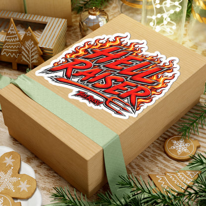 THIS ROCKS™ "Hell Raiser™" Flame Sticker — Kiss-Cut Rock & Motorcycle Decal